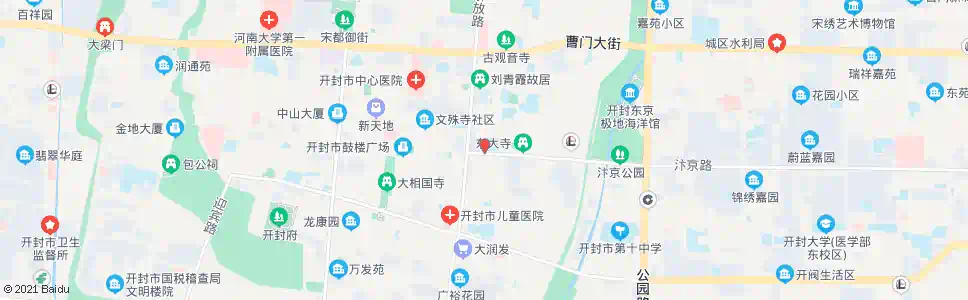 开封学院门_公交站地图_开封公交_妙搜公交查询2025