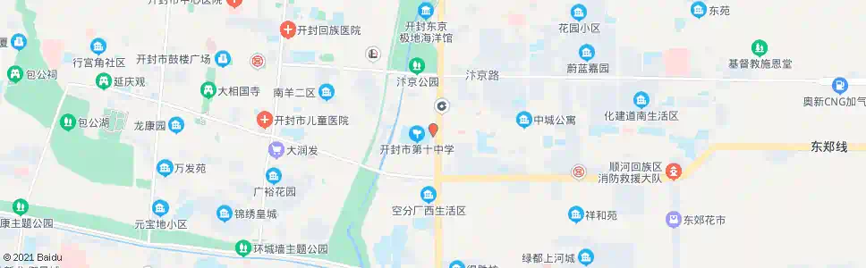 开封开封10中_公交站地图_开封公交_妙搜公交查询2025