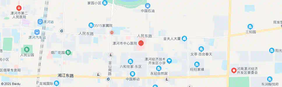 漯河第一人民医院_公交站地图_漯河公交_妙搜公交查询2025