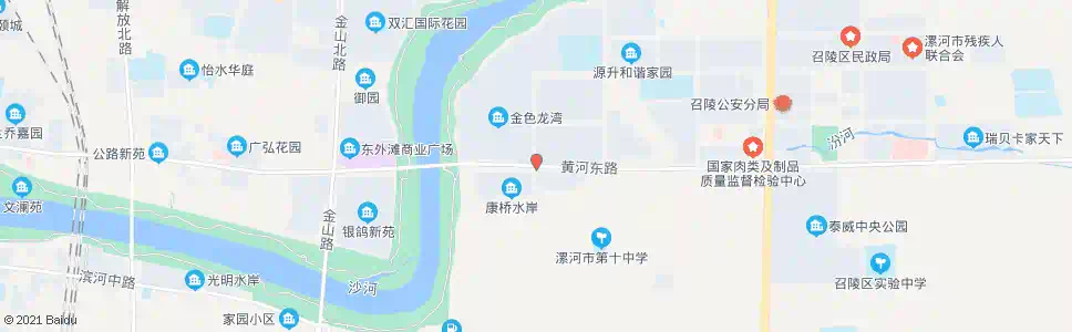漯河黄河路大桥东_公交站地图_漯河公交_妙搜公交查询2025