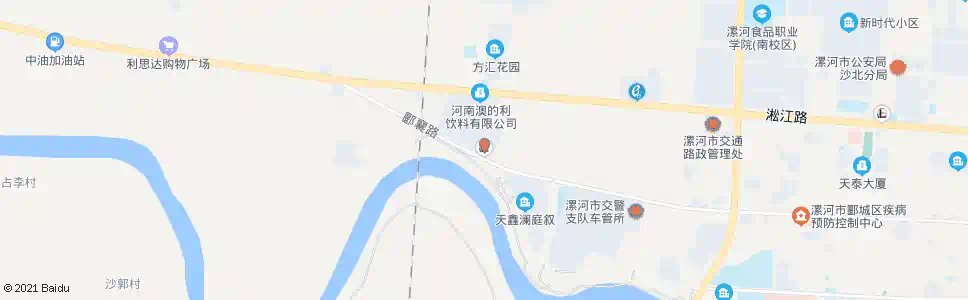 漯河防洪办_公交站地图_漯河公交_妙搜公交查询2025