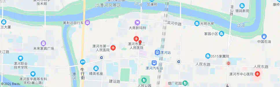 漯河儿童医院_公交站地图_漯河公交_妙搜公交查询2025