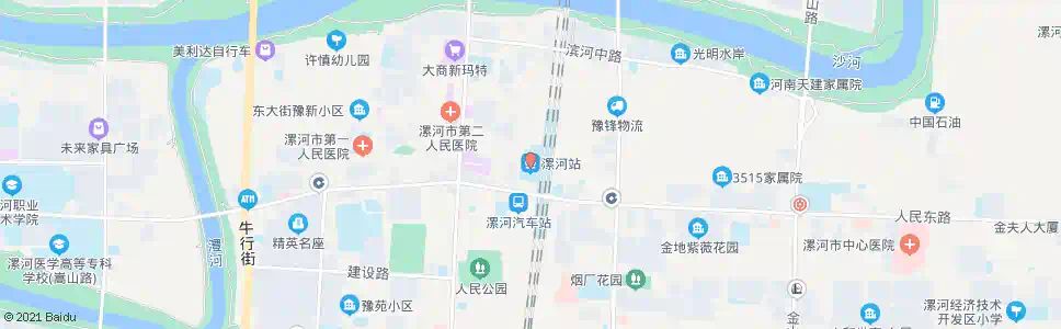 漯河袁庄_公交站地图_漯河公交_妙搜公交查询2025