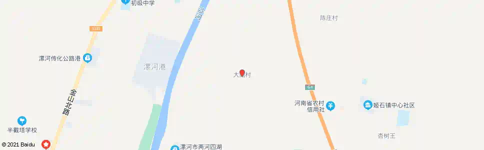 漯河大闫村_公交站地图_漯河公交_妙搜公交查询2025