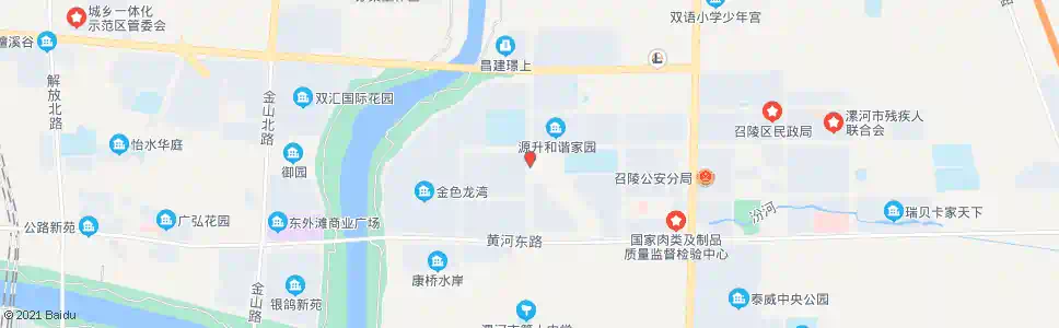 漯河一高_公交站地图_漯河公交_妙搜公交查询2025