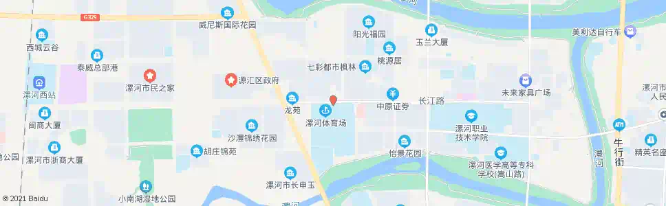 漯河市体育馆_公交站地图_漯河公交_妙搜公交查询2025
