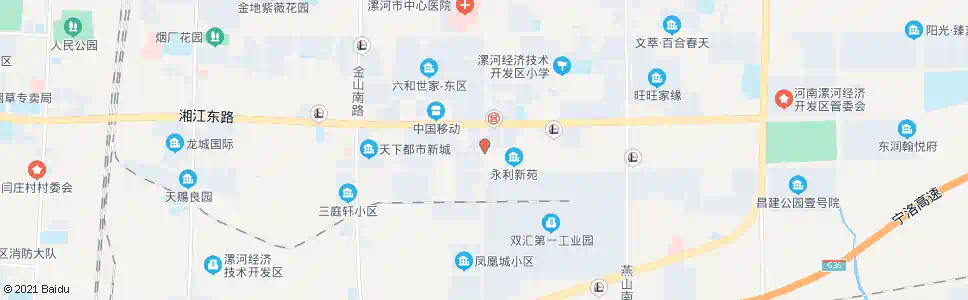 漯河珠江路口_公交站地图_漯河公交_妙搜公交查询2025