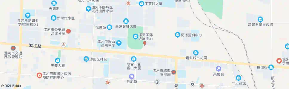 漯河市报社_公交站地图_漯河公交_妙搜公交查询2025