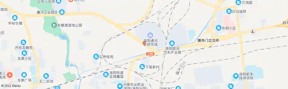 洛阳小李村立交桥东_公交站地图_洛阳公交_妙搜公交查询2025