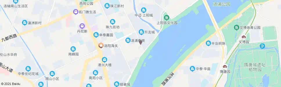 洛阳珠江路南口(洛浦公园)_公交站地图_洛阳公交_妙搜公交查询2025