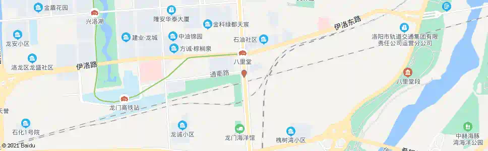 洛阳龙门大道通衢路口_公交站地图_洛阳公交_妙搜公交查询2025