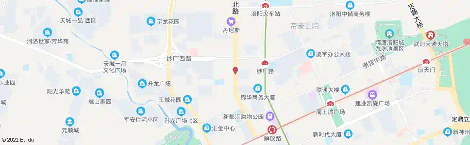 洛阳纱厂路口南_公交站地图_洛阳公交_妙搜公交查询2025
