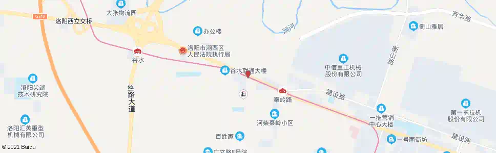 洛阳谷西村_公交站地图_洛阳公交_妙搜公交查询2025