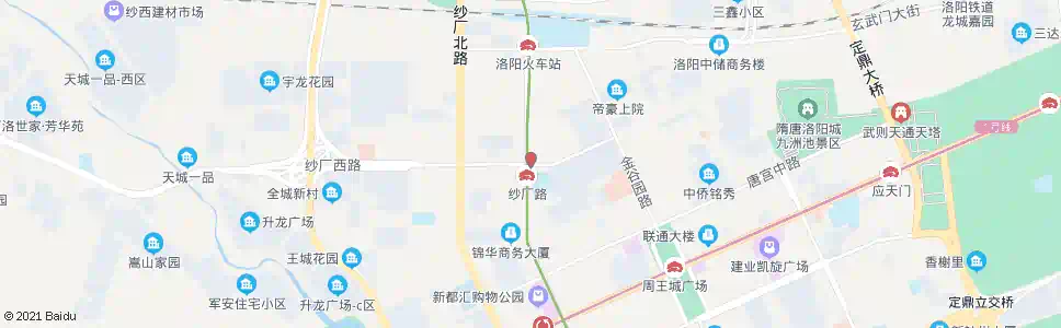 洛阳纱厂东路解放路口_公交站地图_洛阳公交_妙搜公交查询2025