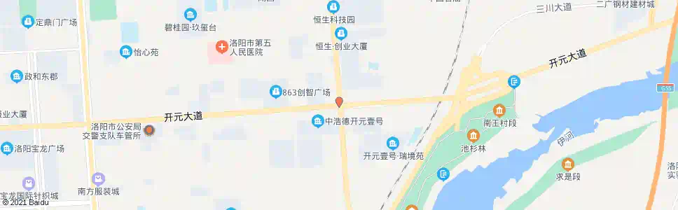 洛阳开元大道汇通街口_公交站地图_洛阳公交_妙搜公交查询2025