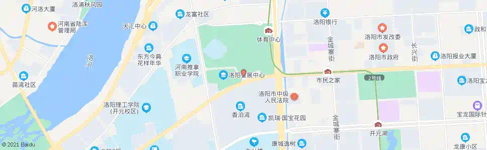 洛阳新区体育广场_公交站地图_洛阳公交_妙搜公交查询2025