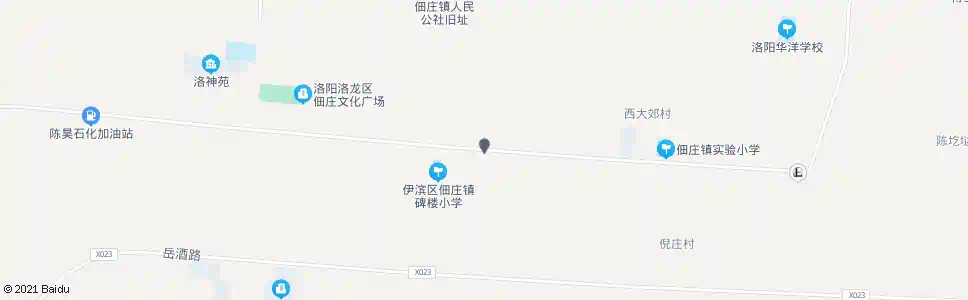 洛阳河佃村_公交站地图_洛阳公交_妙搜公交查询2025