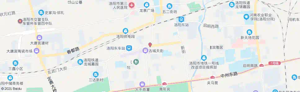 洛阳北大街环城北路口_公交站地图_洛阳公交_妙搜公交查询2025