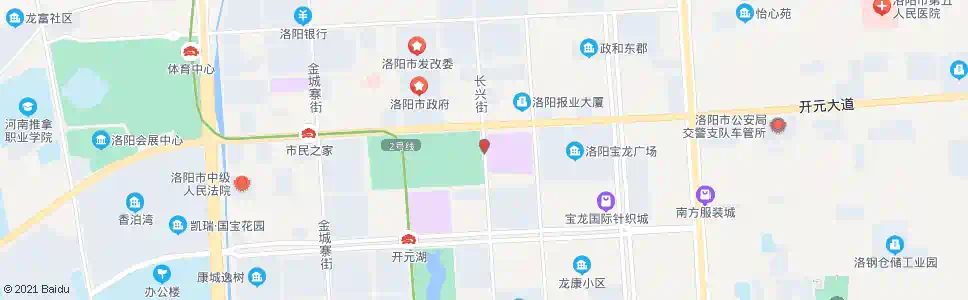 洛阳长兴街开元大道口南_公交站地图_洛阳公交_妙搜公交查询2025