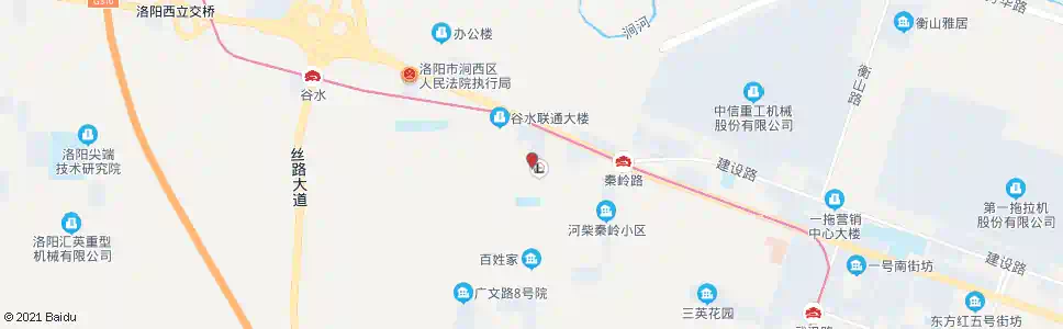 洛阳谷水西_公交站地图_洛阳公交_妙搜公交查询2025