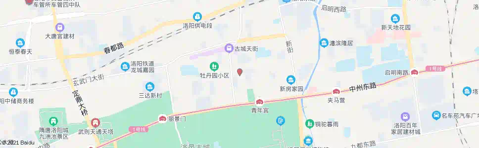 洛阳唐宫东路北大街口_公交站地图_洛阳公交_妙搜公交查询2025