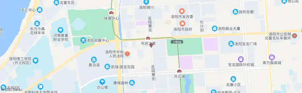 洛阳金城寨街开元大道口南_公交站地图_洛阳公交_妙搜公交查询2025
