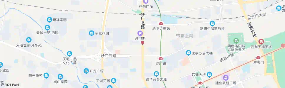 洛阳纱厂路口北_公交站地图_洛阳公交_妙搜公交查询2025