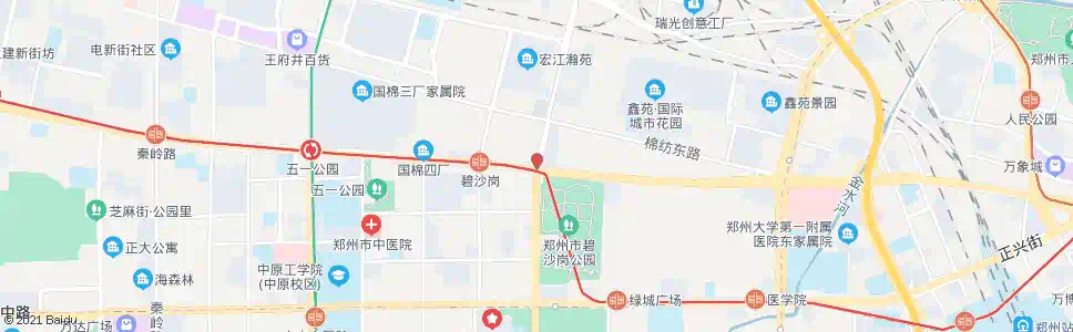 洛阳嵩山路建设路口_公交站地图_洛阳公交_妙搜公交查询2025