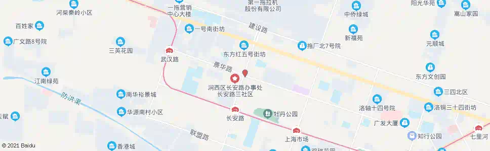 洛阳景华路长安路口_公交站地图_洛阳公交_妙搜公交查询2025