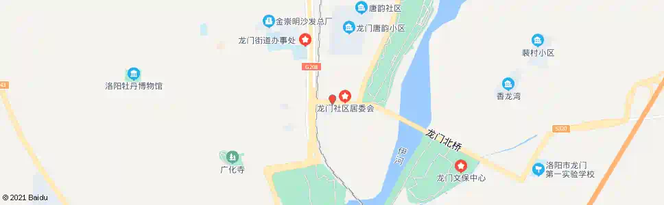 洛阳龙门北桥西_公交站地图_洛阳公交_妙搜公交查询2025