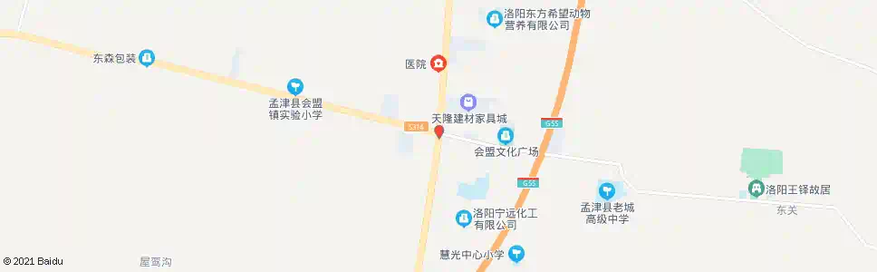 洛阳会盟镇_公交站地图_洛阳公交_妙搜公交查询2025