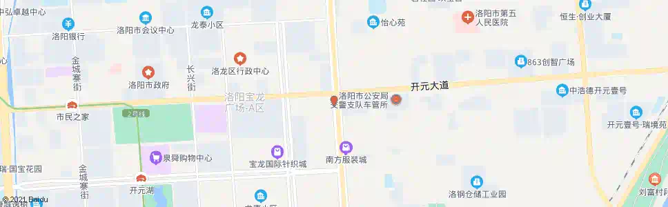 洛阳龙鳞路开元大道口_公交站地图_洛阳公交_妙搜公交查询2025