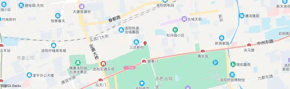 洛阳唐宫东路环城西路口西_公交站地图_洛阳公交_妙搜公交查询2025