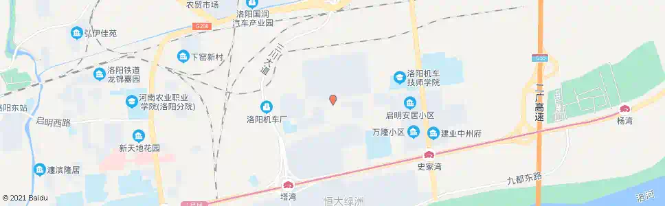 洛阳机车工厂_公交站地图_洛阳公交_妙搜公交查询2025