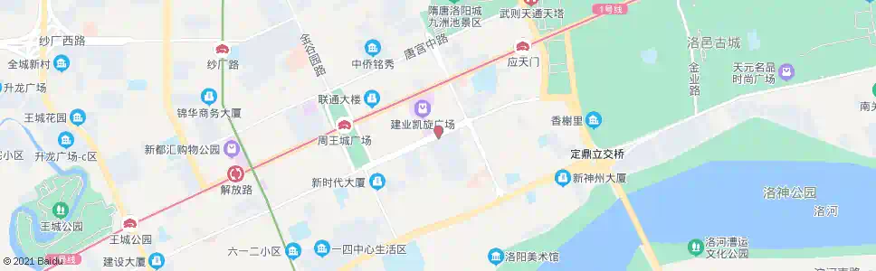 洛阳凯旋东路玻璃厂路口_公交站地图_洛阳公交_妙搜公交查询2025