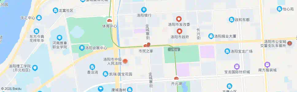洛阳开元大道金城寨街口_公交站地图_洛阳公交_妙搜公交查询2025