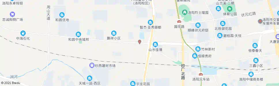 洛阳三一零国道王城大道口西_公交站地图_洛阳公交_妙搜公交查询2025