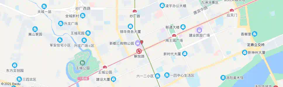 洛阳中州中路解放路_公交站地图_洛阳公交_妙搜公交查询2025