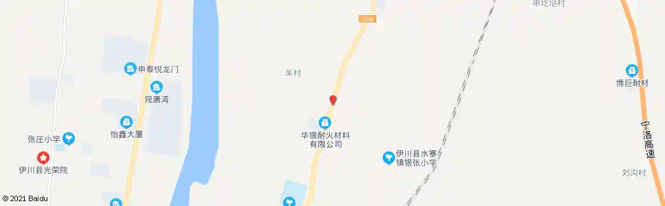 洛阳朱村_公交站地图_洛阳公交_妙搜公交查询2025