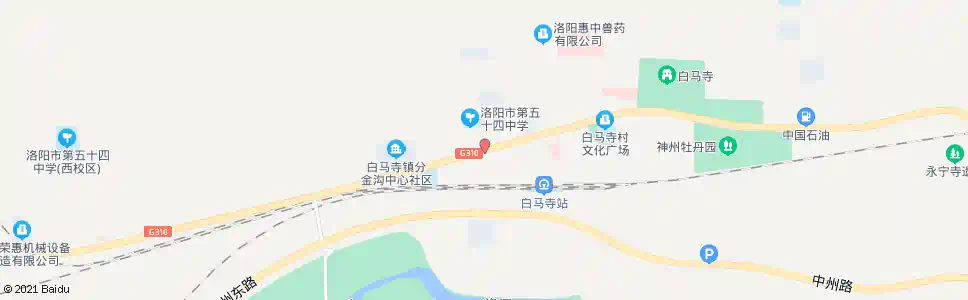 洛阳白马寺路枣园路口_公交站地图_洛阳公交_妙搜公交查询2025