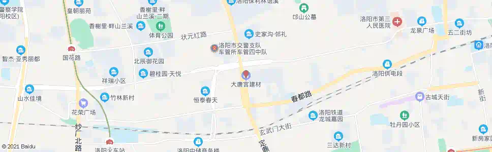洛阳大唐宫建材广场_公交站地图_洛阳公交_妙搜公交查询2025