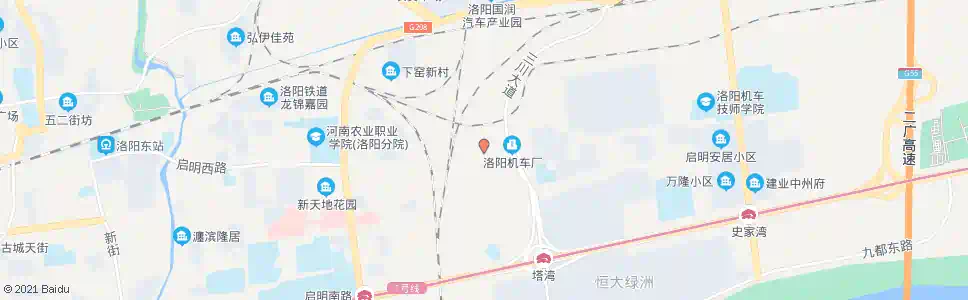 洛阳塔东(中州东路花园东街口)_公交站地图_洛阳公交_妙搜公交查询2025
