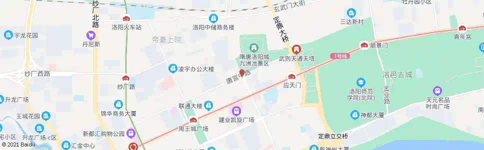 洛阳唐宫中路玻璃厂路_公交站地图_洛阳公交_妙搜公交查询2025