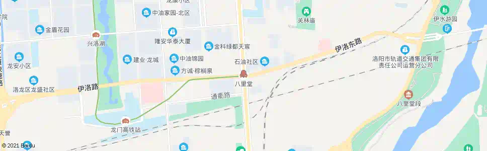 洛阳八里堂_公交站地图_洛阳公交_妙搜公交查询2025