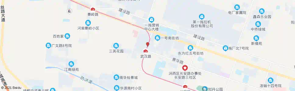 洛阳武汉路景华路口北_公交站地图_洛阳公交_妙搜公交查询2025