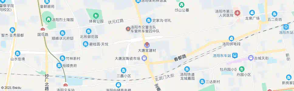 洛阳大唐宫北仓_公交站地图_洛阳公交_妙搜公交查询2025