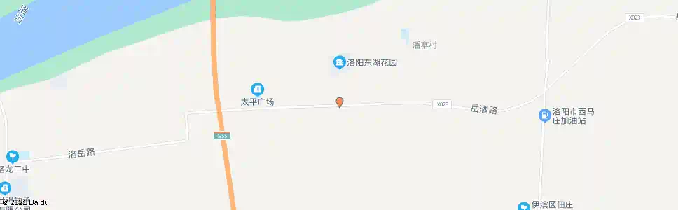 洛阳潘寨村西_公交站地图_洛阳公交_妙搜公交查询2025