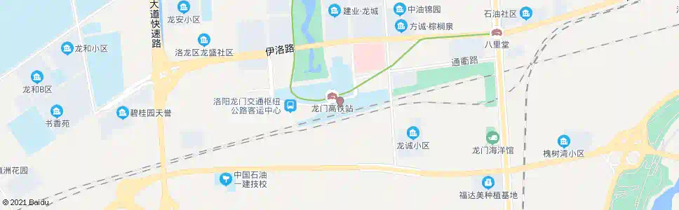 洛阳通衢路龙门大道口西_公交站地图_洛阳公交_妙搜公交查询2025