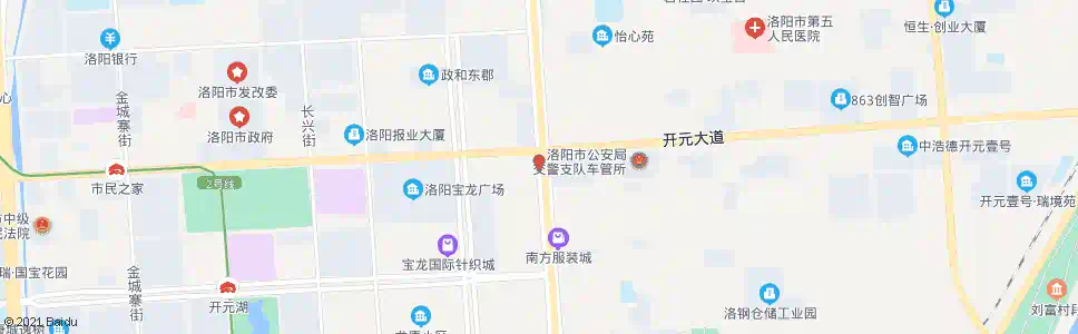 洛阳开元大道龙门大道口_公交站地图_洛阳公交_妙搜公交查询2025