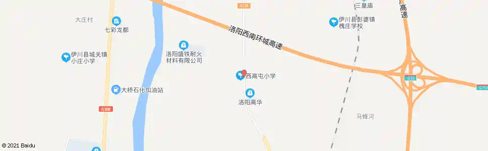 洛阳西高屯_公交站地图_洛阳公交_妙搜公交查询2025